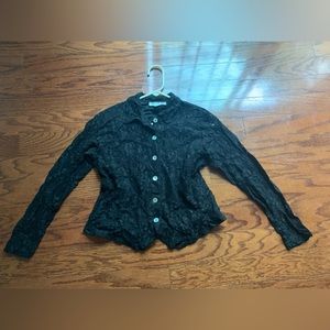 Impression Of California Lace Crop Shirt Size M